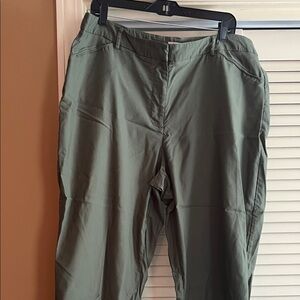 2 pair- Olive and Burnt Orange Green Pants